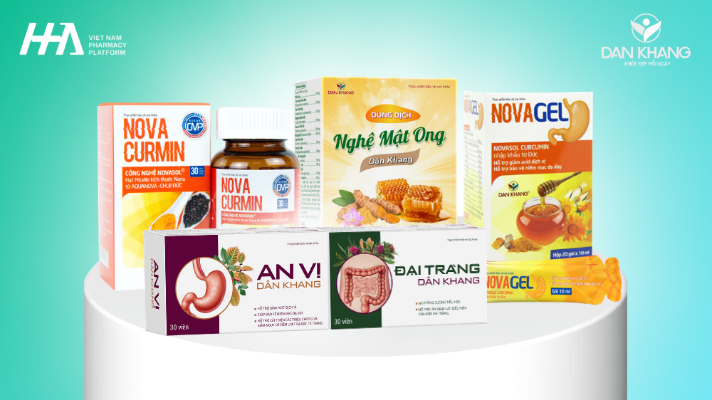 Bộ sản phẩm Dân Khang cho Hệ Tiêu Hóa Khỏe Mạnh