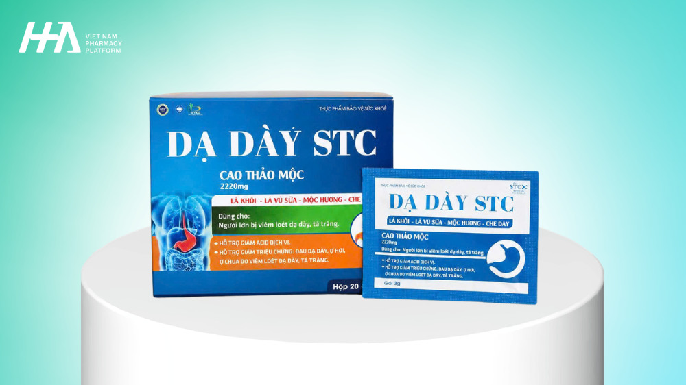 TPBVSK Dạ Dày STC hỗ trợ giảm acid dịch vị, đau dạ dày, ợ hơi, ợ chua